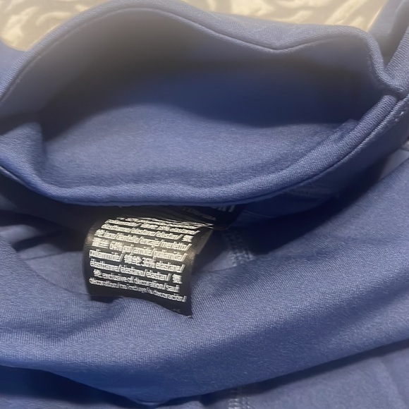 Victoria's Secret PINK sport leggings in blue with mesh bottom size small NWOT - Picture 10 of 11